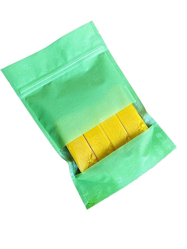 100% pure beeswax bars - 1 oz beeswax bar - 4 ozs - direct from beekeeper