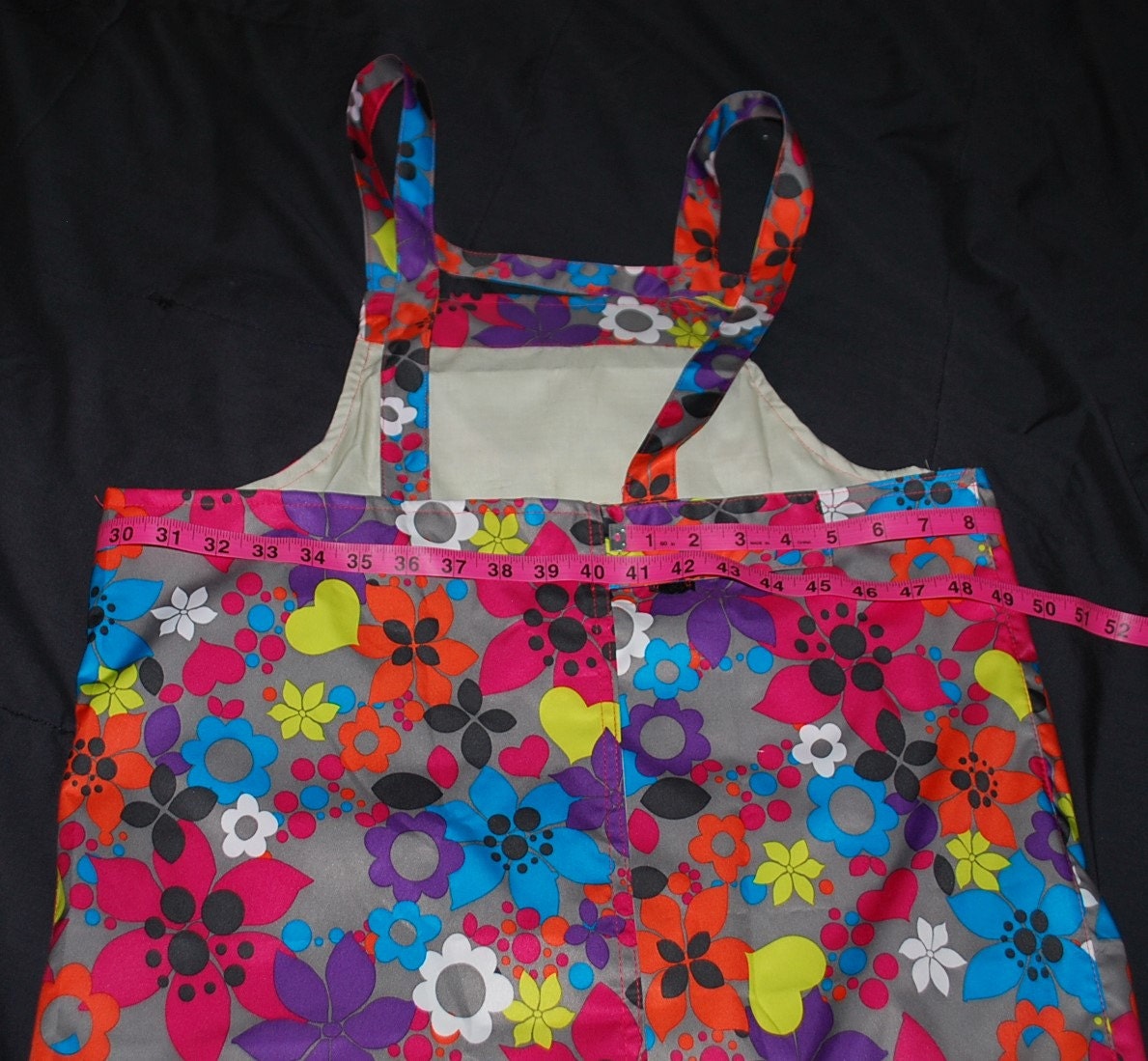 waterproof apron for candle maker - apron for honey extracting - PVC coated - homemade - high quality fabric