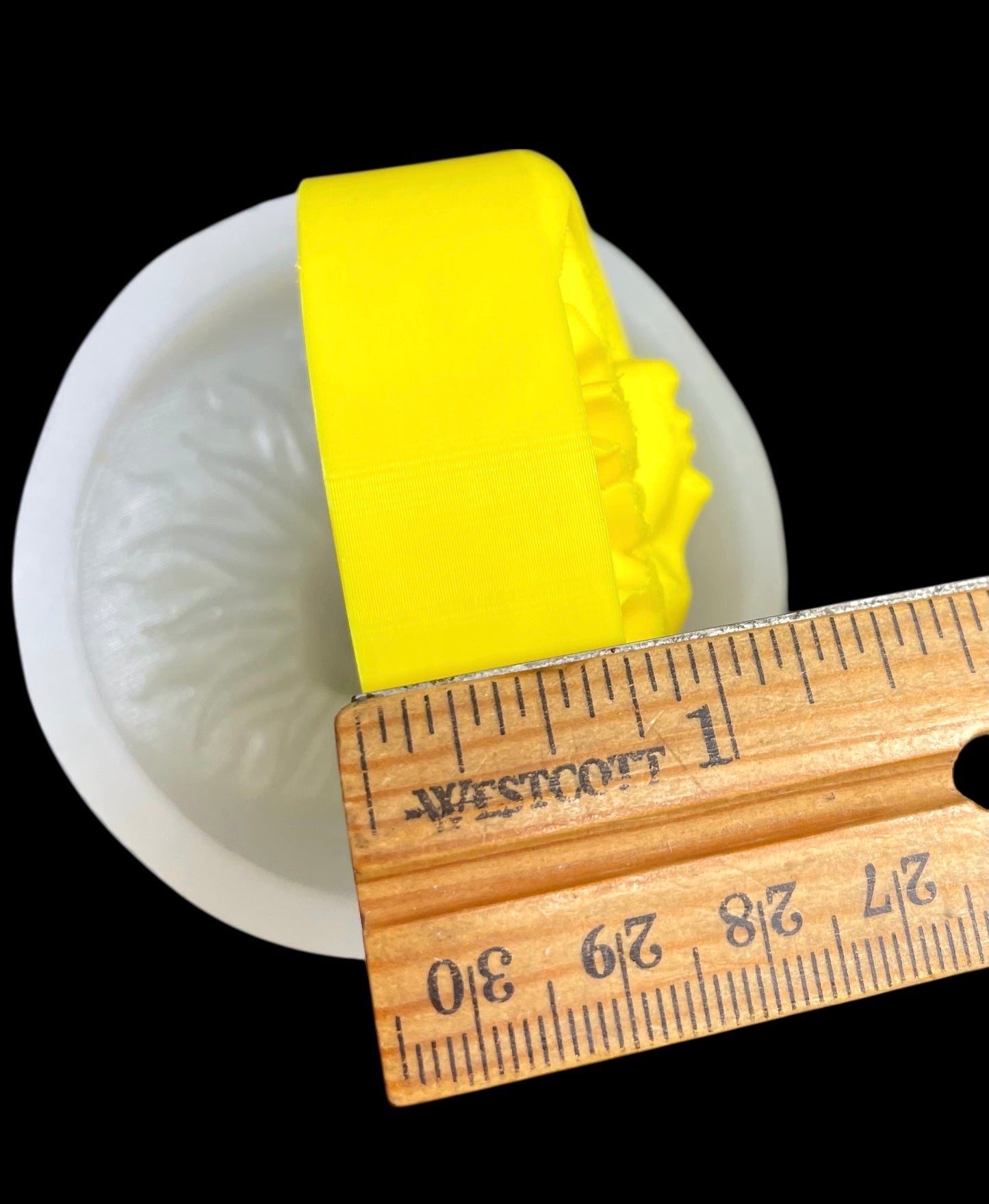 Silicone sun and moon soap mold 2.75”