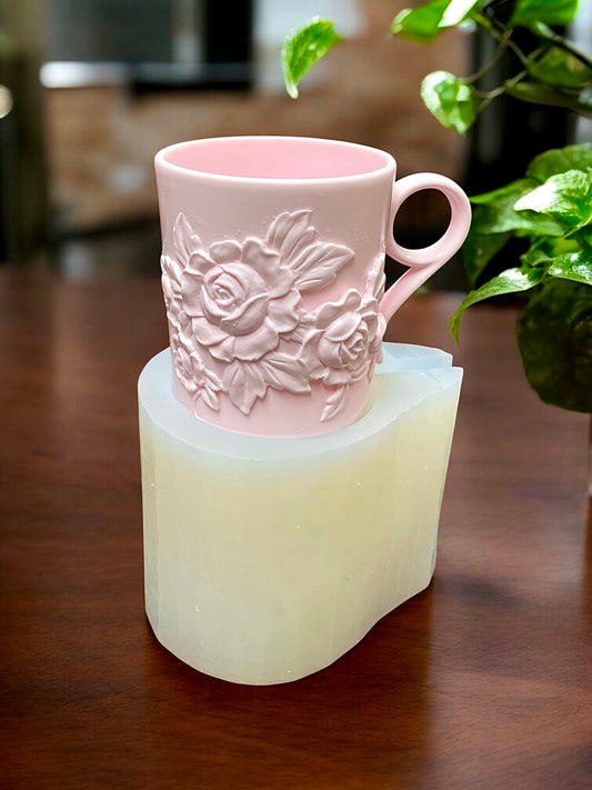 Silicone floral rose flower cup mold