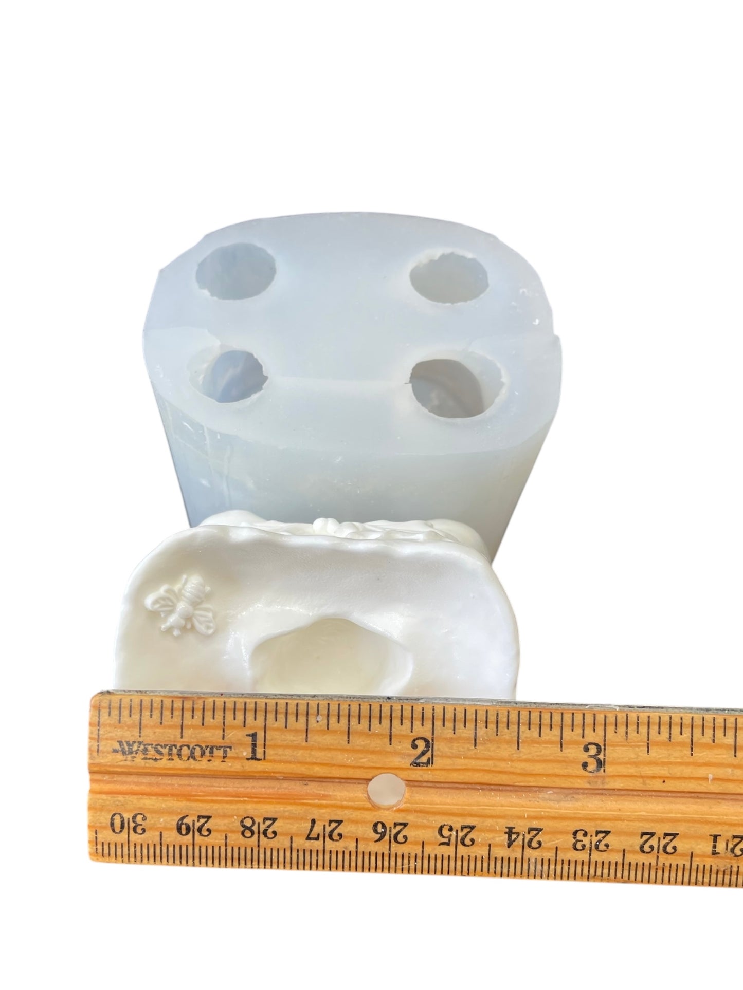 Silicone candle holder mold