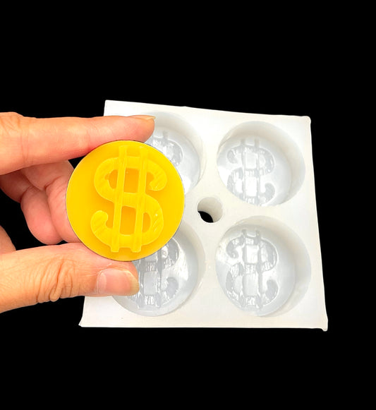 Money symbol tealight mold