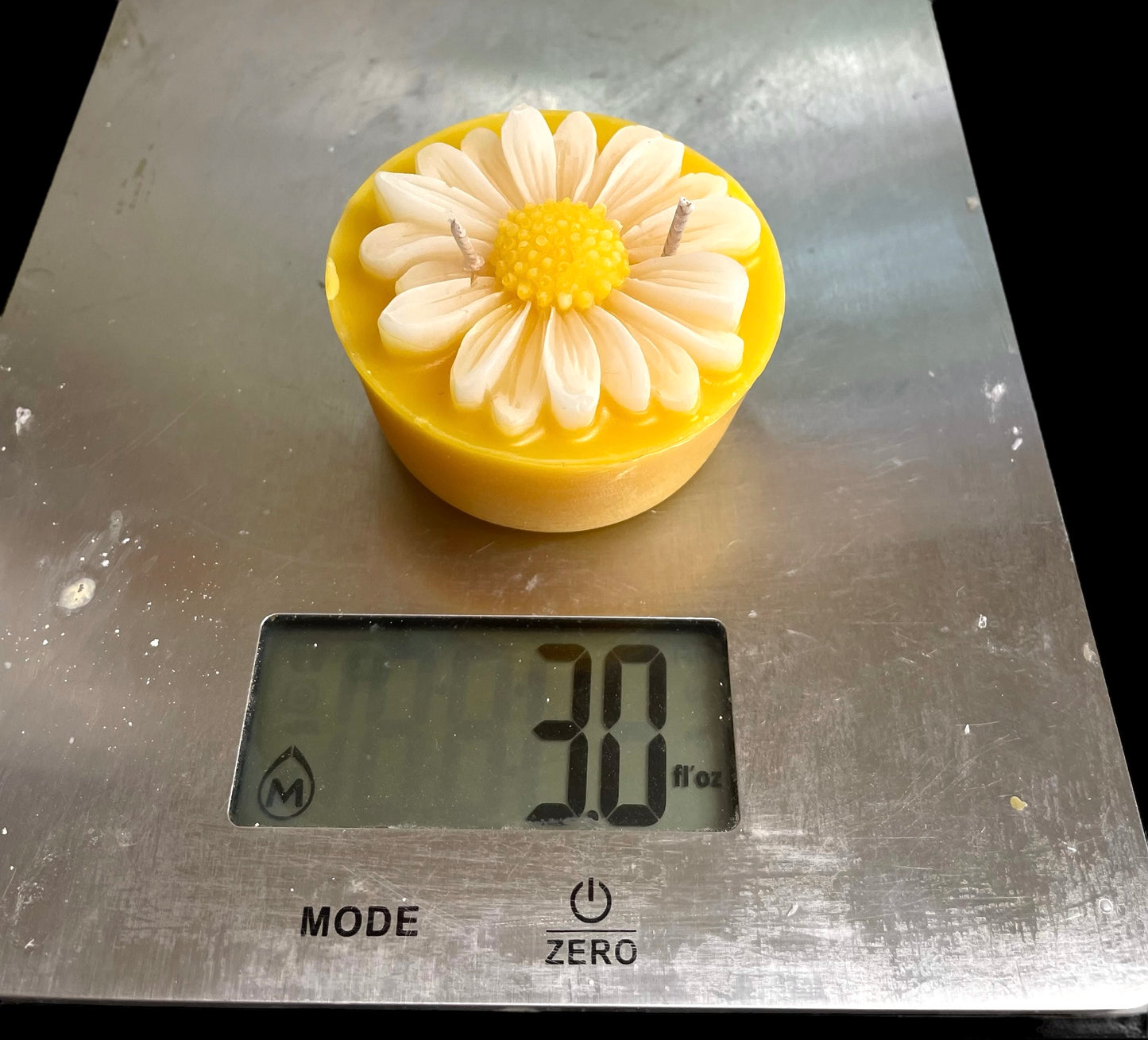 Daisy flower mold for soap, lotion bar, candle