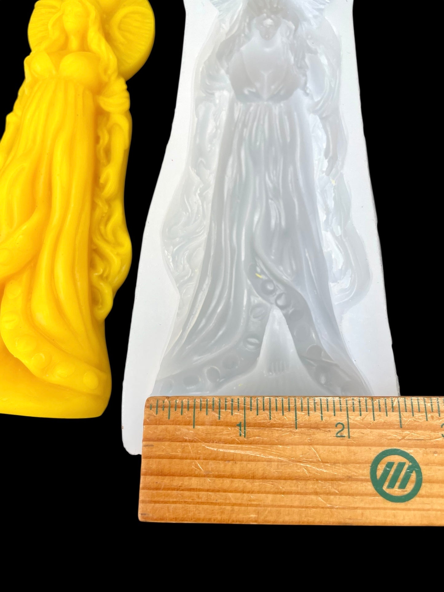 6.5” Triple moon goddess mold for candle soap resin
