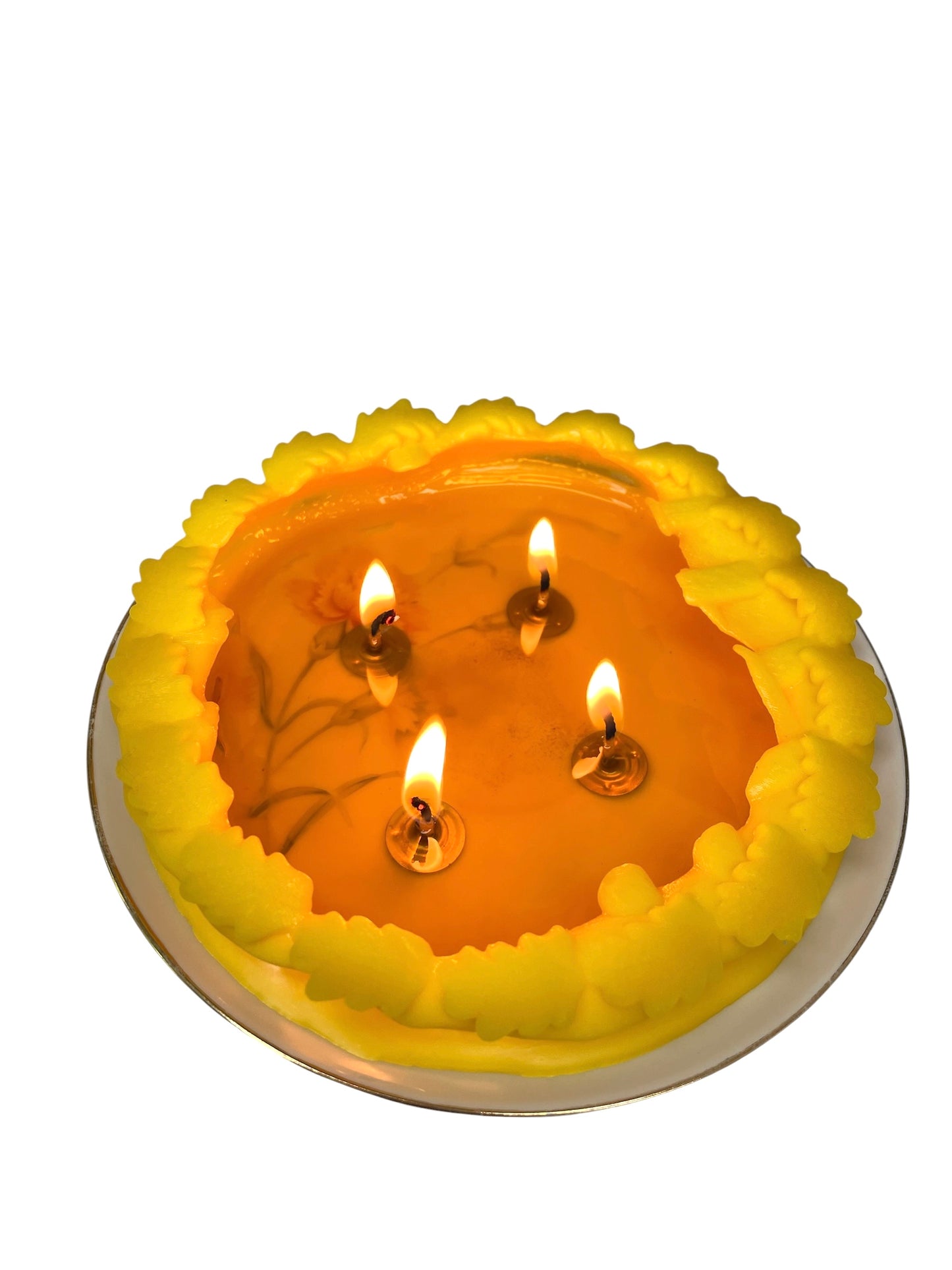 Pure Beeswax cherry pie candle