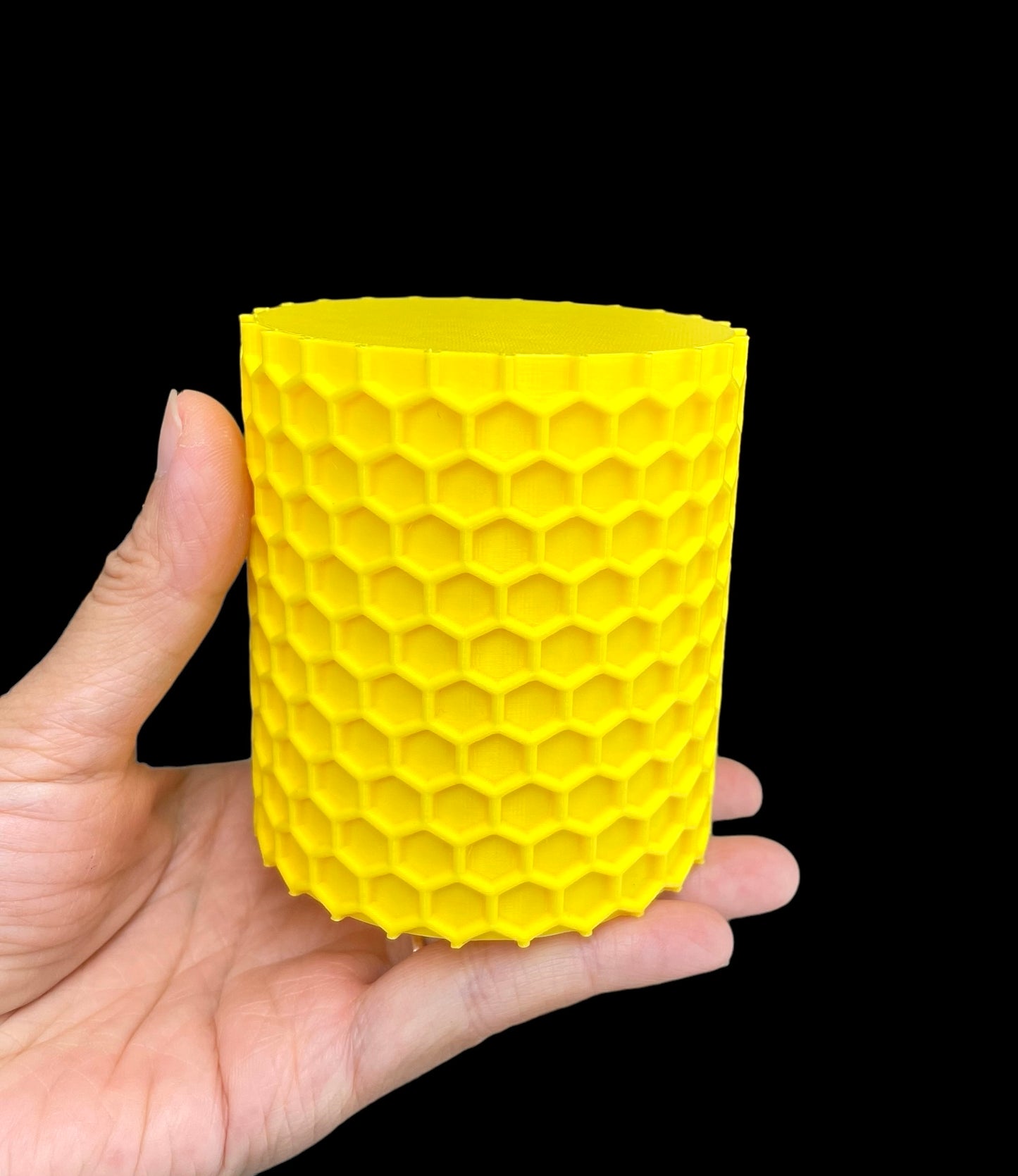 Silicone honeycomb pillar candle Mold - soap resin mold - 3'' wide