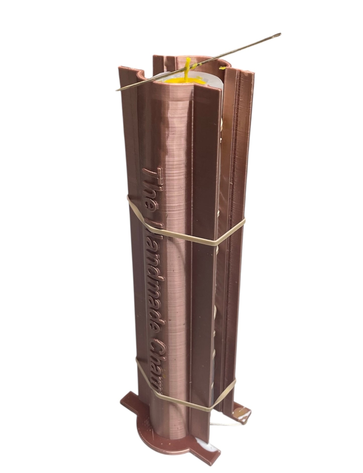 9” honeybee taper candle mold