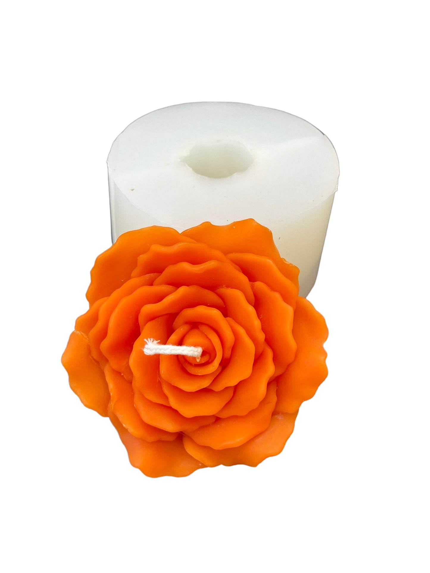 Large 3D flower mold for candle soap resin