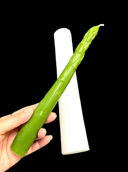 Realistic 3D asparagus mold 9.5”