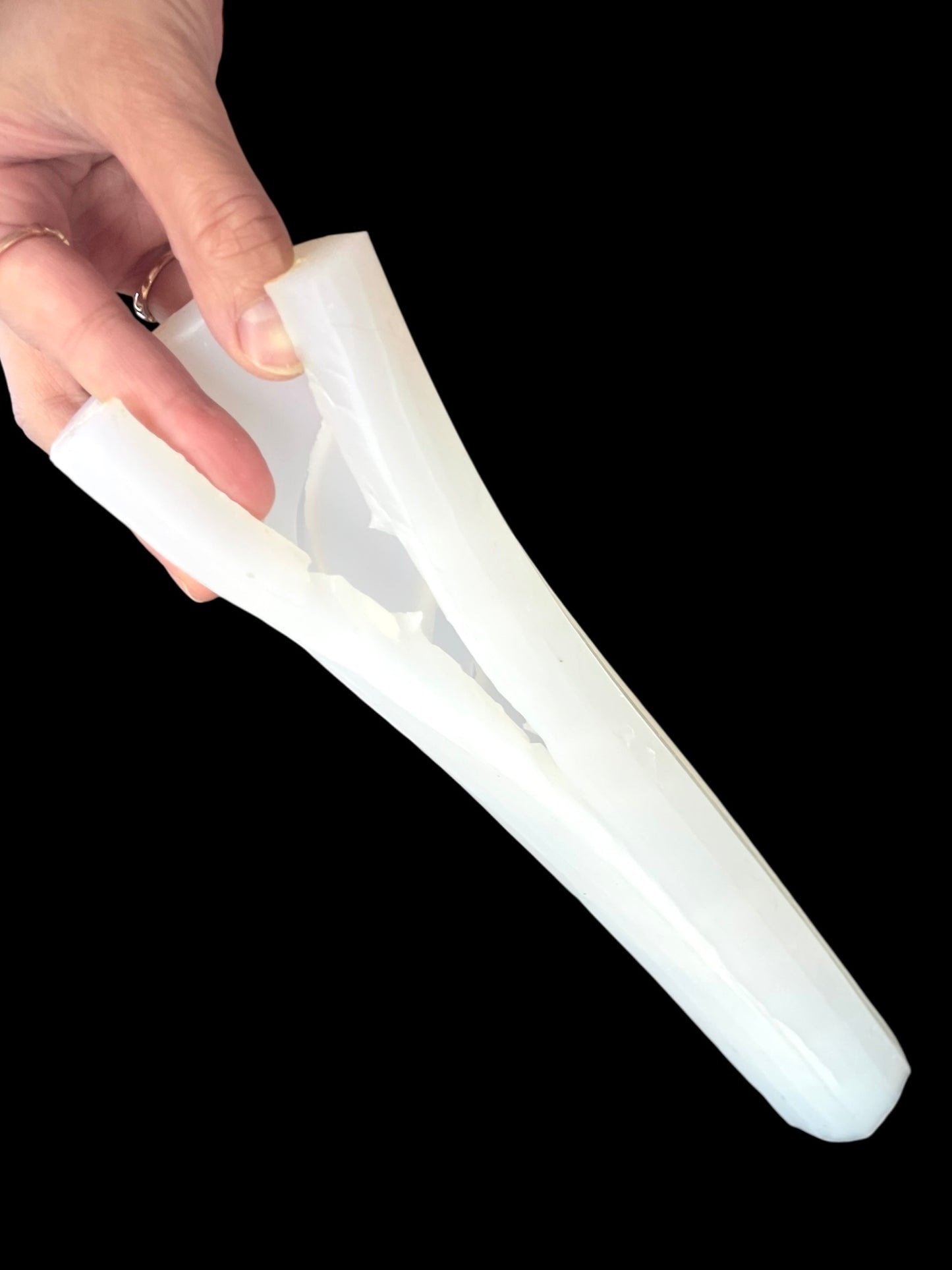 12” spiral taper candle mold