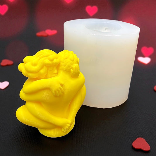 3D Silicone lover mold - figure mold - couple statue - lover statue