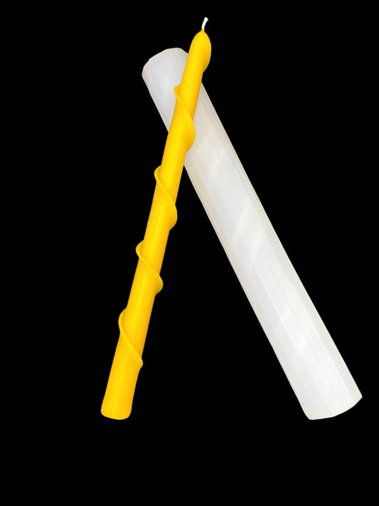 12” spiral taper candle mold