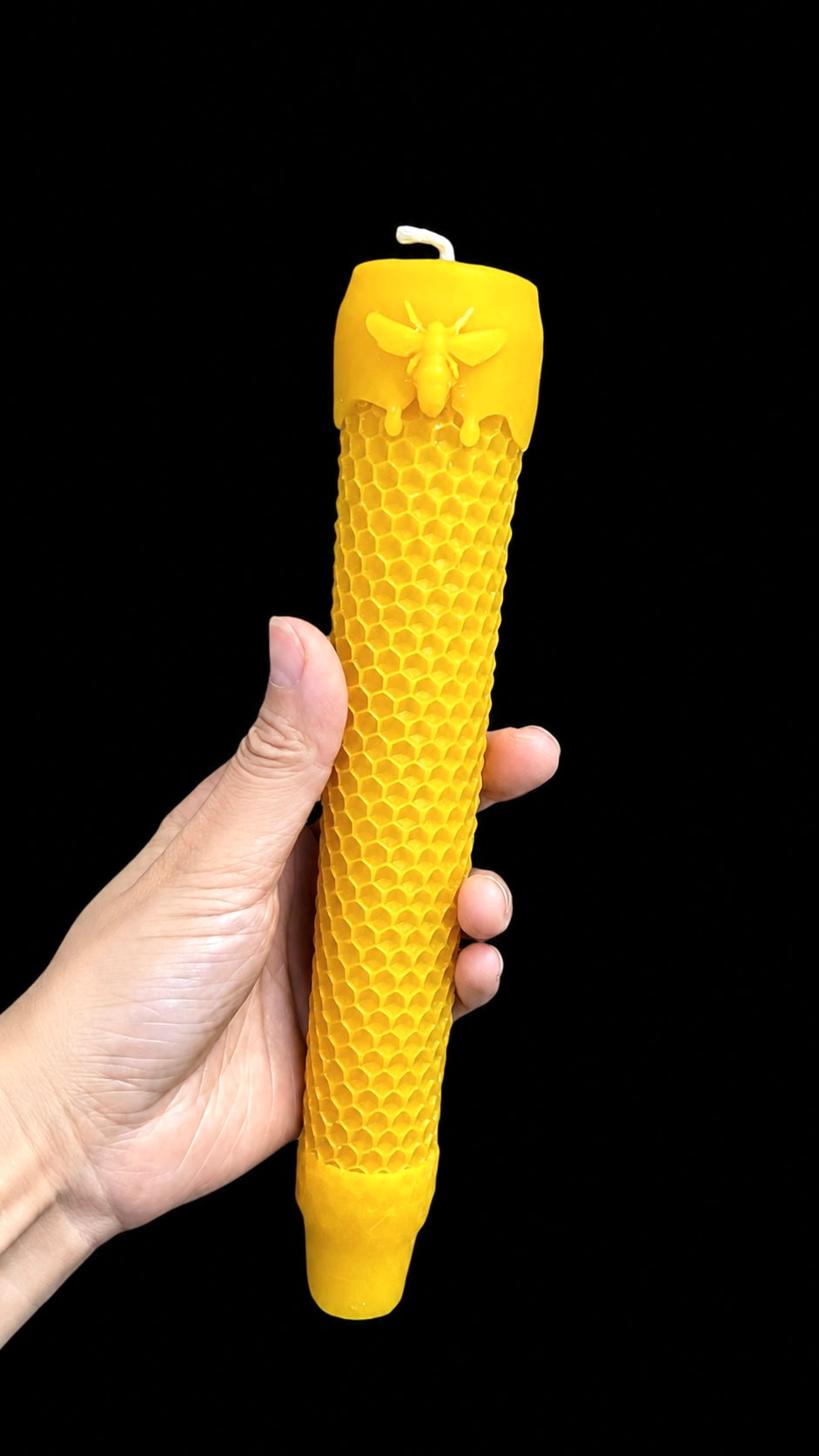 Silicone honeycomb honeybee taper mold - Mighty Queen