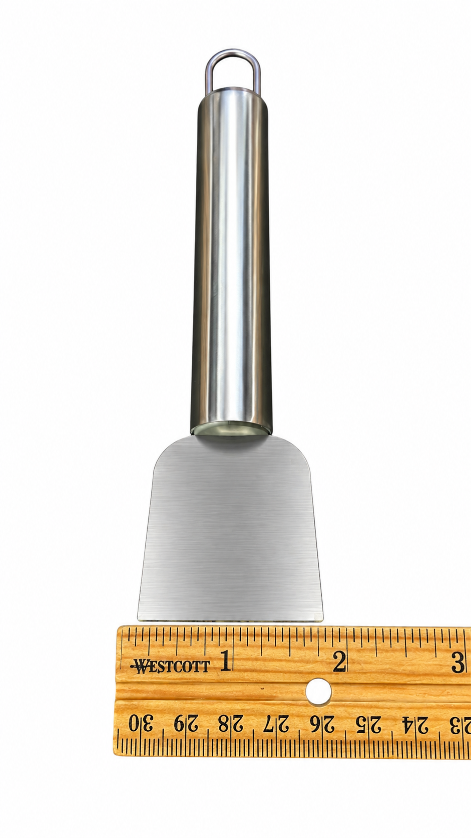 Stainless steel wax scraper