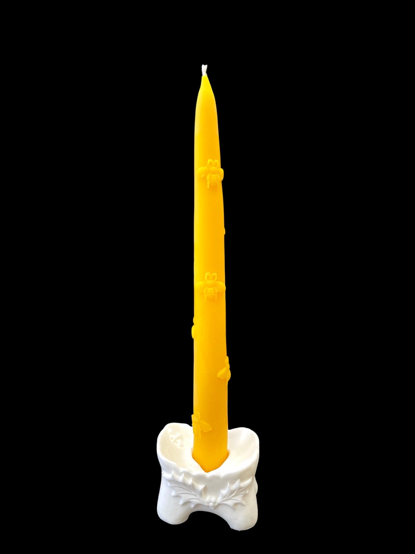 Silicone taper candle holder mold