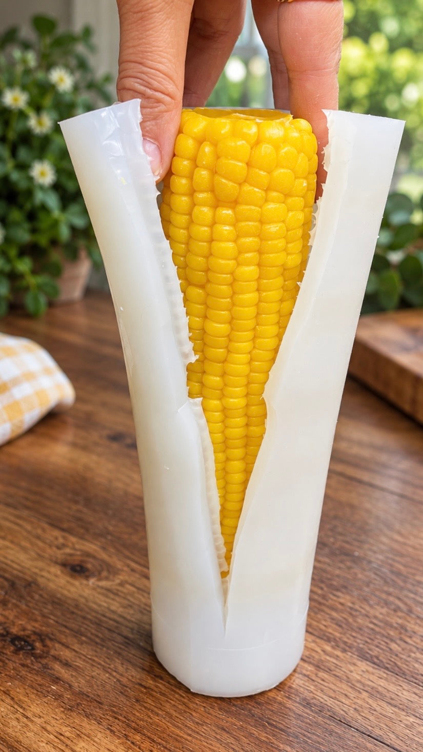 8” realistic whole corn mold