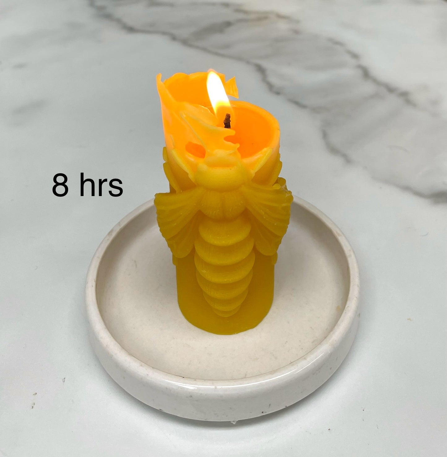 Silicone queen bee pillar candle mold