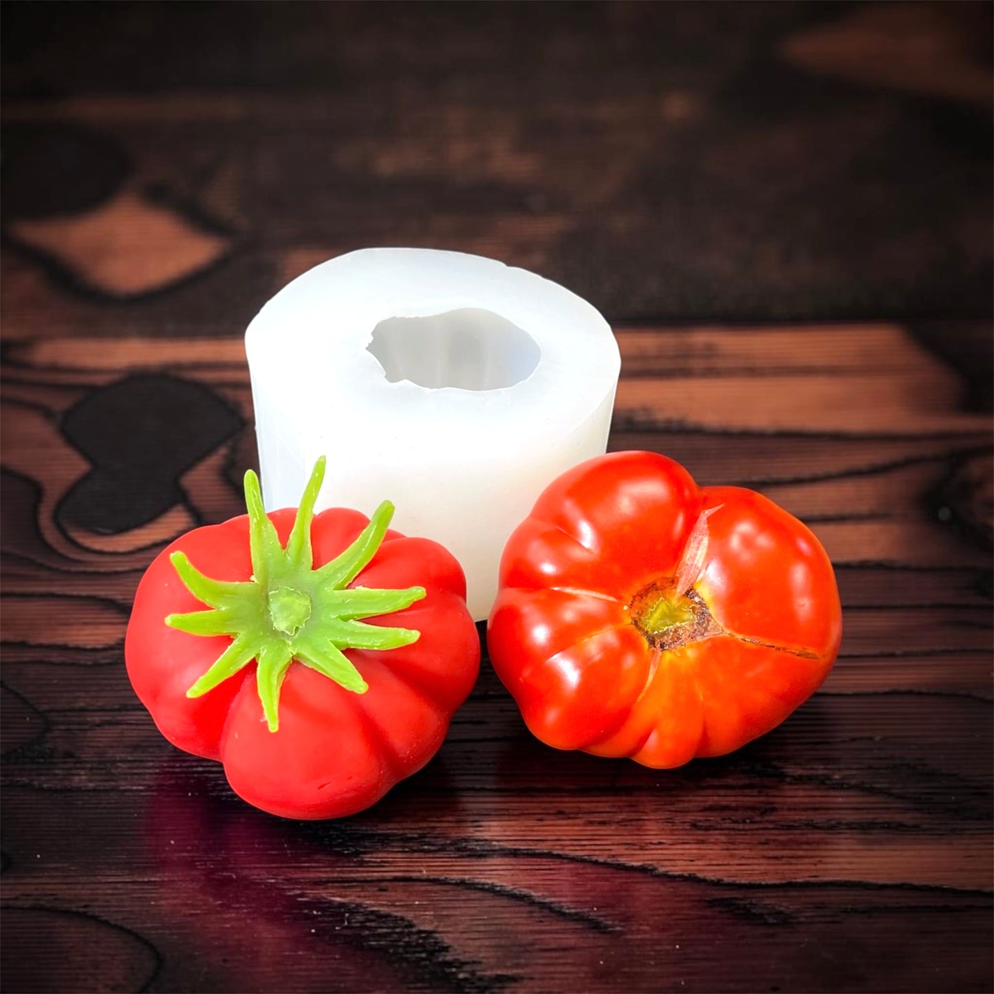 Realistic 3D tomato mold