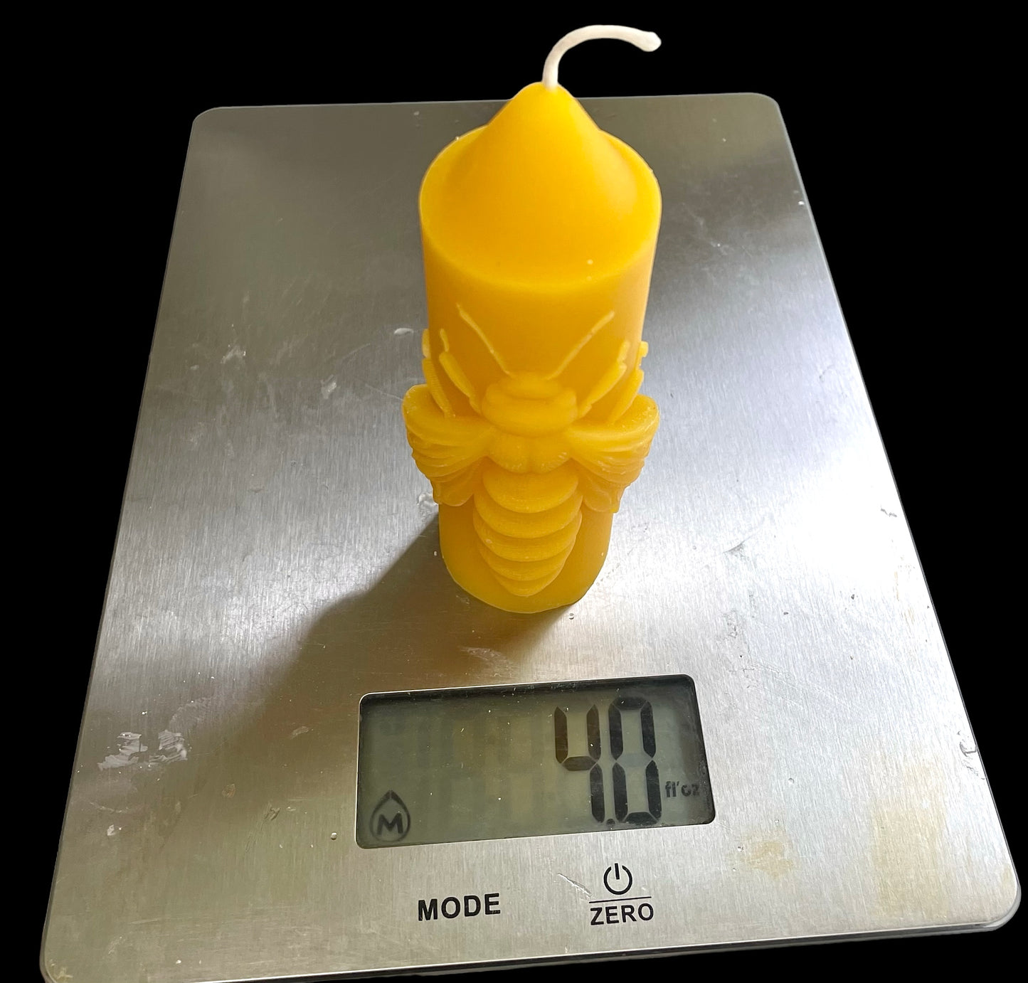 Silicone queen bee pillar candle mold