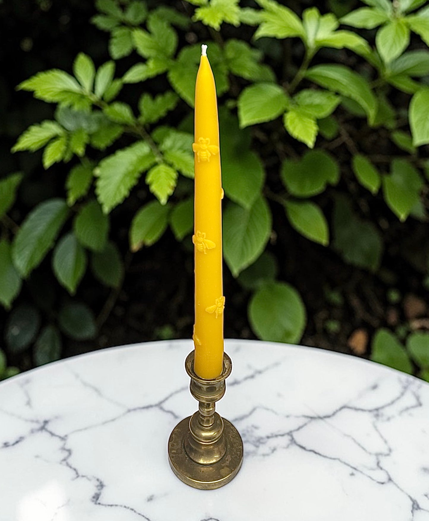 9” honeybee taper candle mold