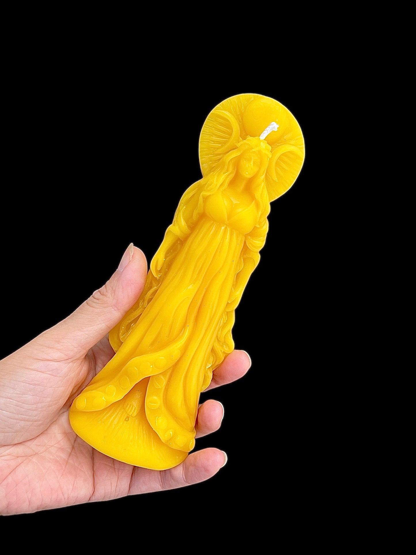 6.5” Triple moon goddess mold for candle soap resin