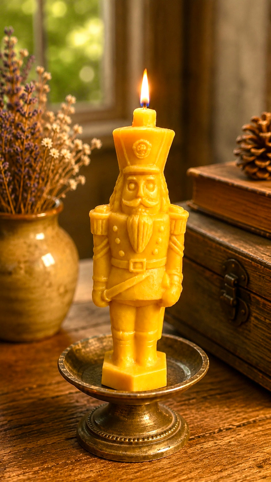 6” 3D nutcracker mold for candle soap resin ornament