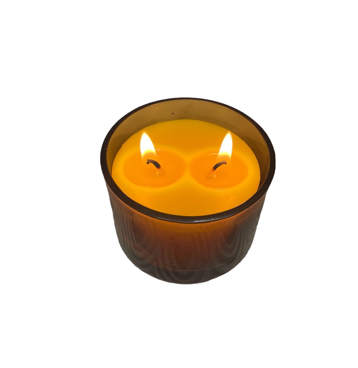 100% pure beeswax container candle - glass jar candle