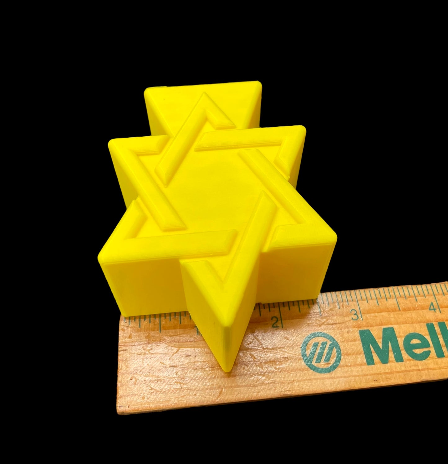 3D Silicone star of David candle Soap Mold - resin mold - 3.5”