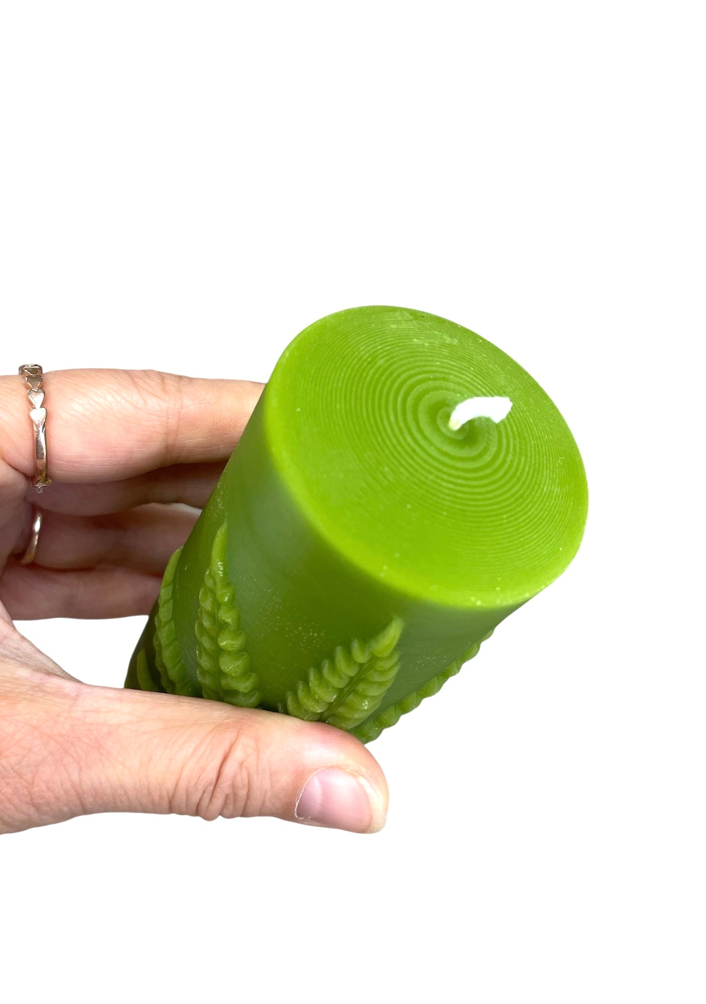 4” Silicone Mold with marijuana leaf - pillar candle - pot leaf - homemade
