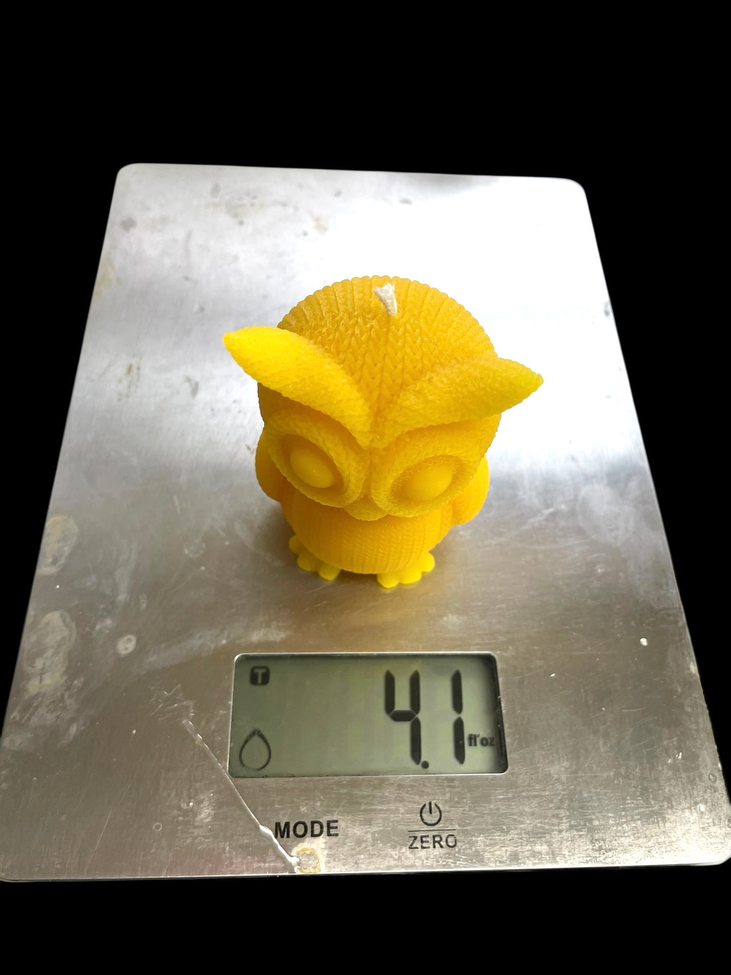 3D silicone mold - crocheted owl 3.25”
