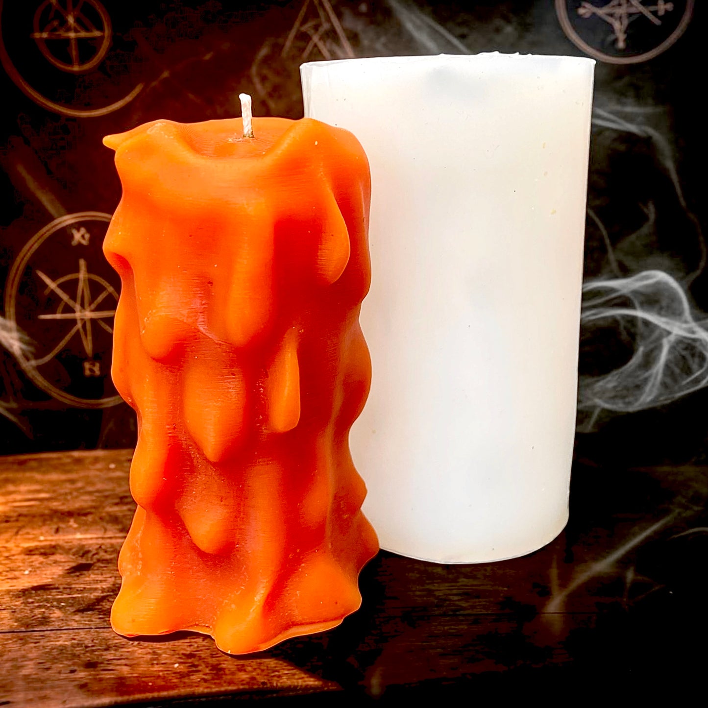 the magic candle silicone mold