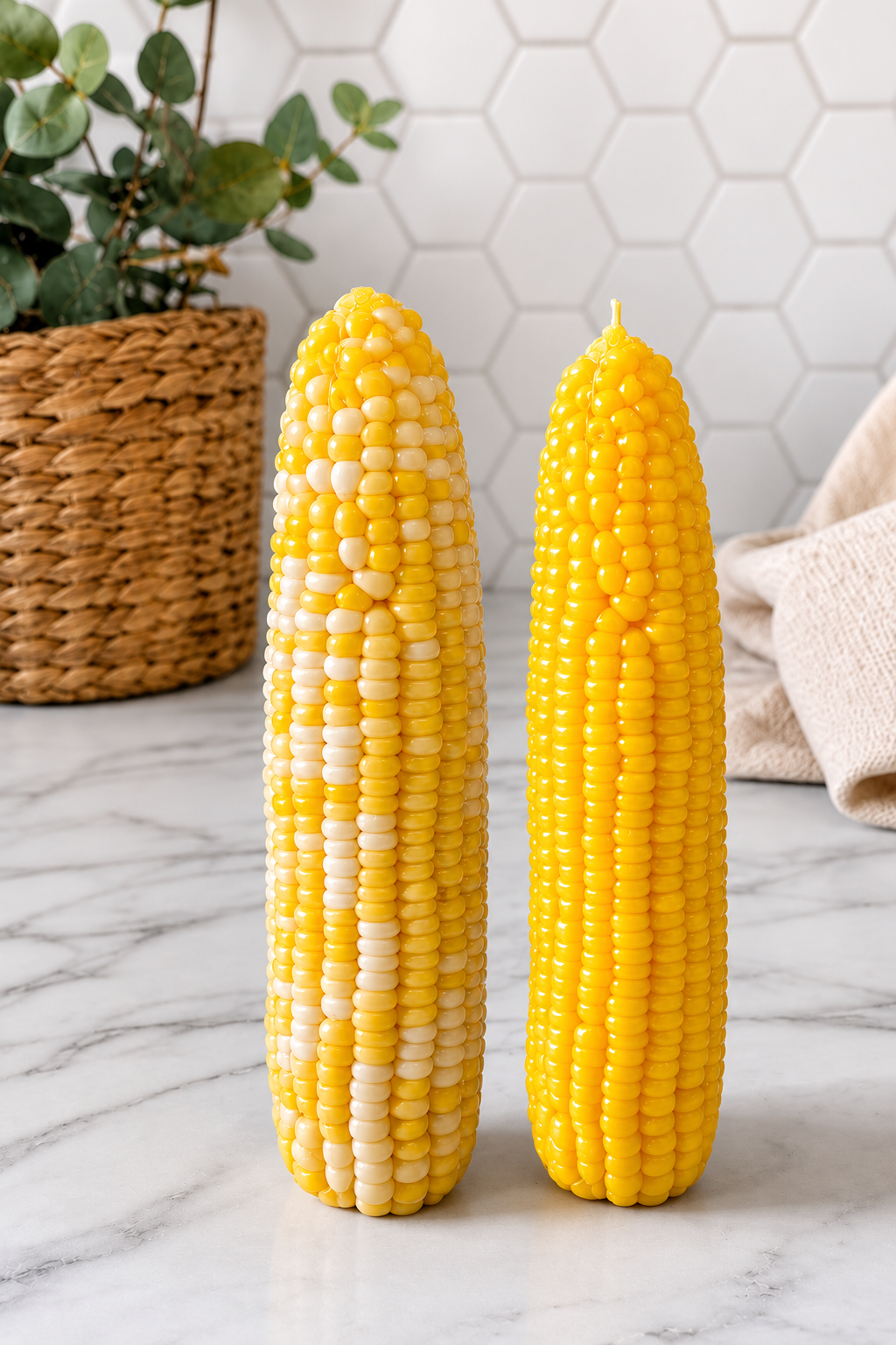 8” realistic whole corn mold