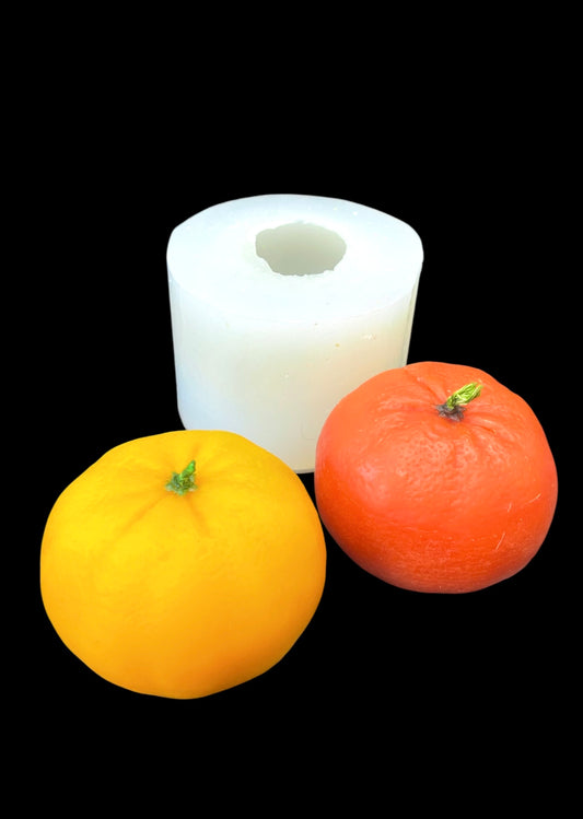 Silicone 3D realistic mandarin mold