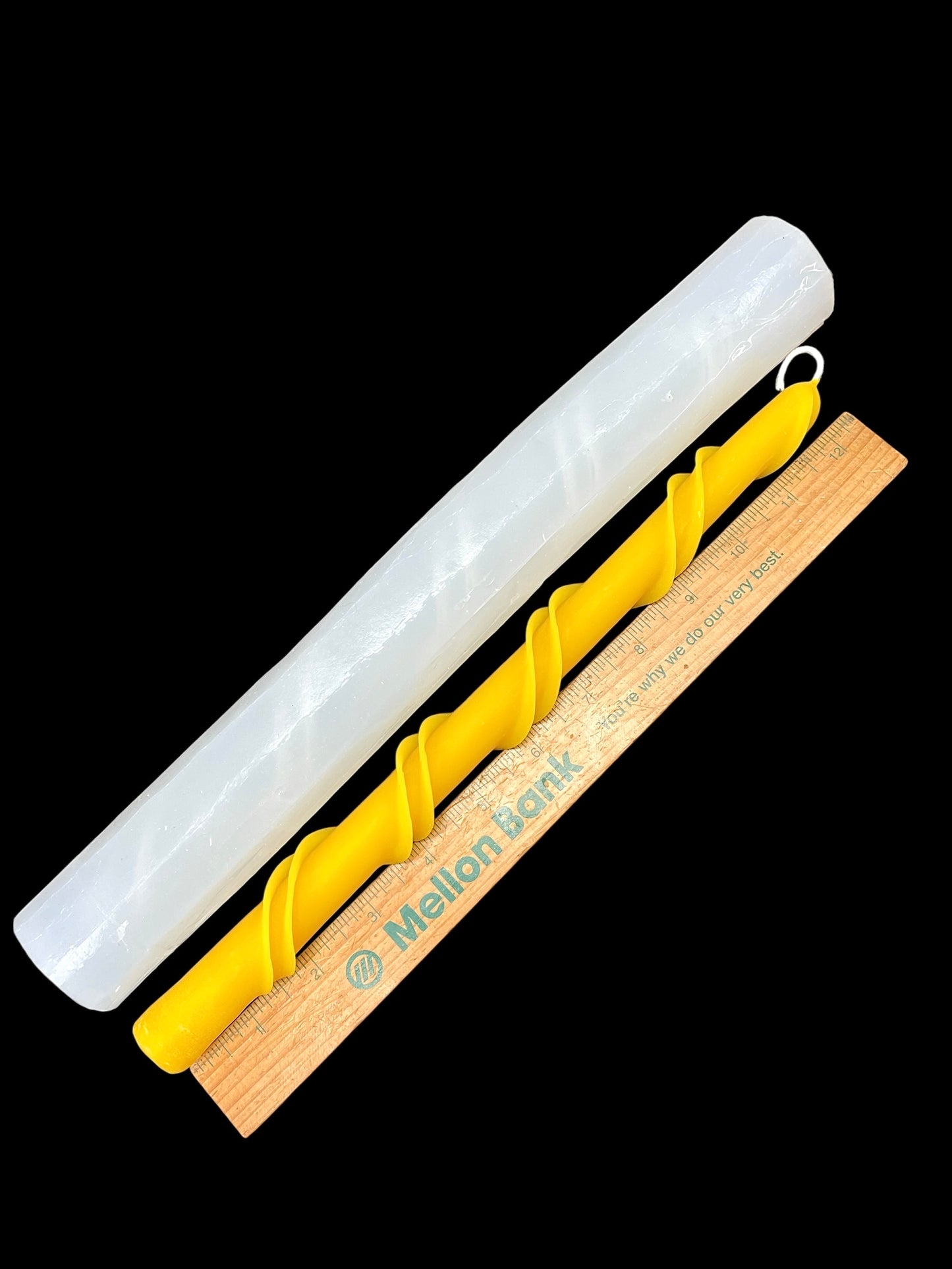 12” spiral taper candle mold