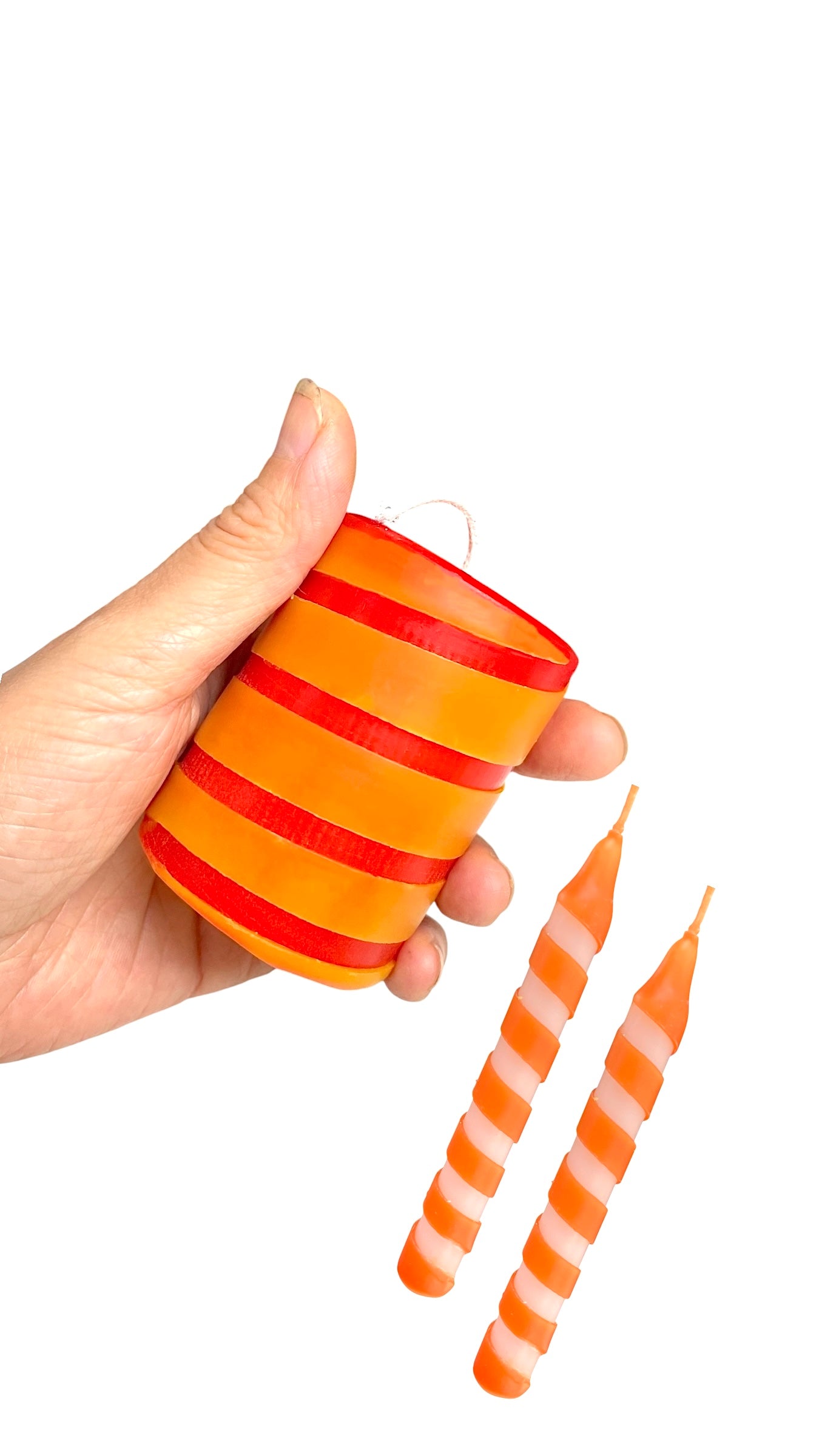 Digital download- All wax Candy Cane Candle tutorial