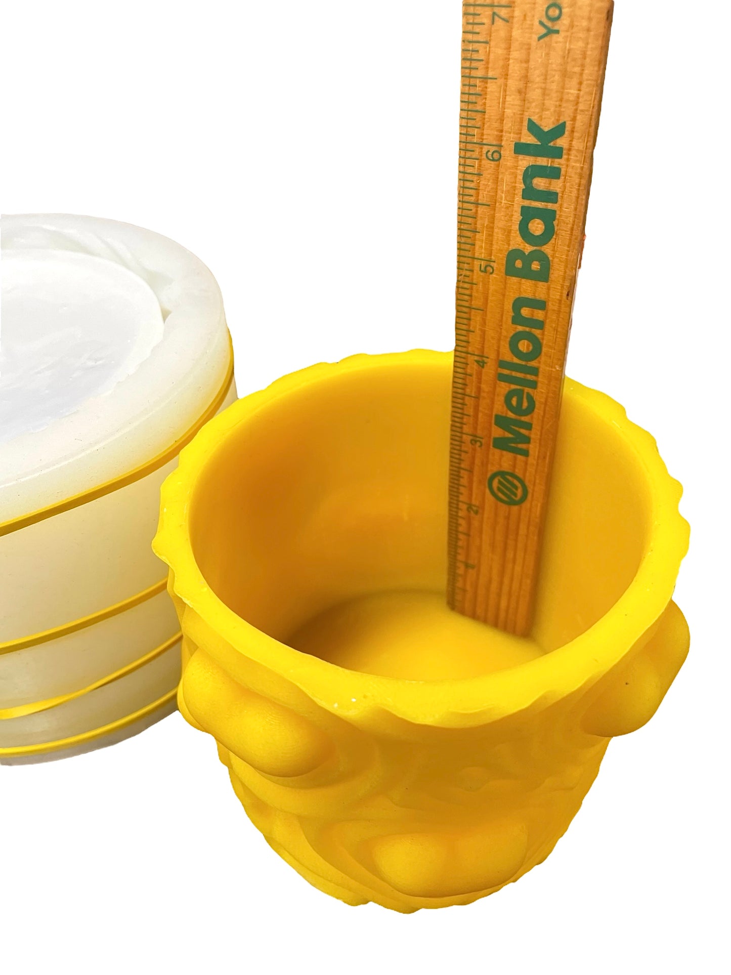 Silicone heart container / luminary / planter mold