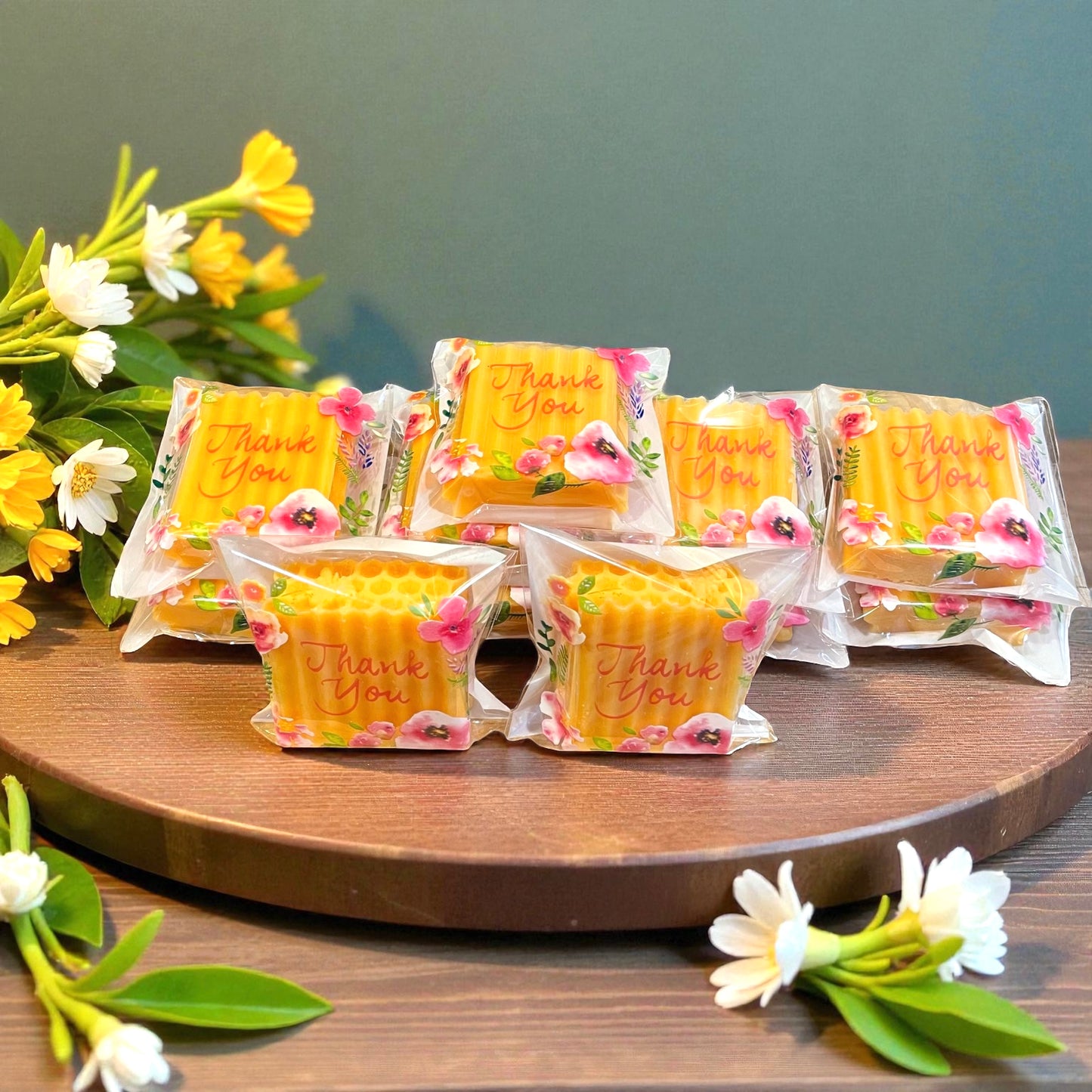 10” honeycomb honeybee soap loaf mold - beeswax block mold