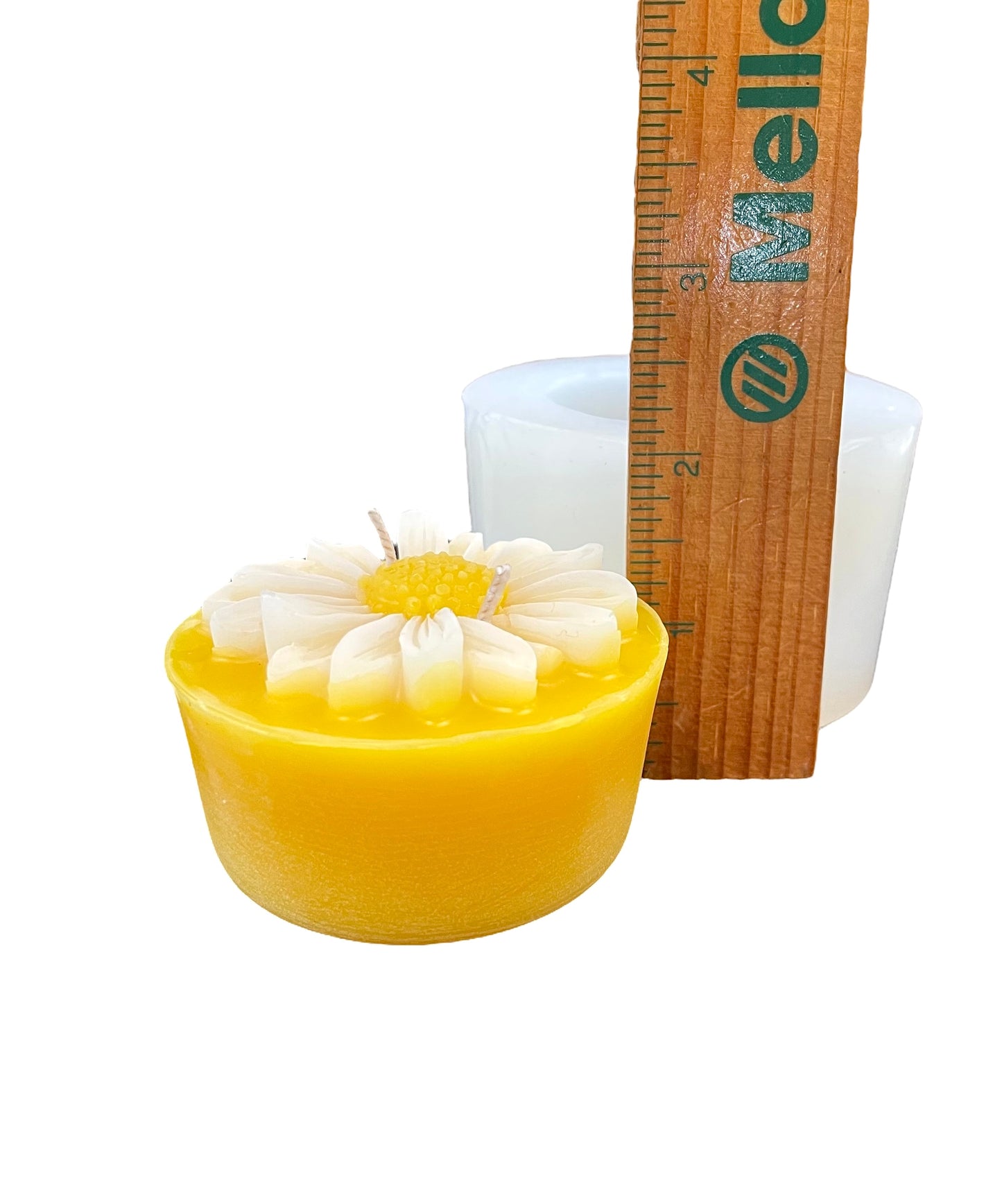Daisy flower mold for soap, lotion bar, candle