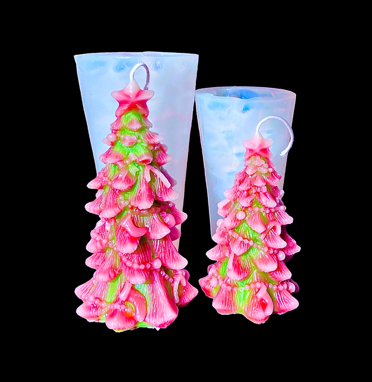 3D decorated Christmas tree mold