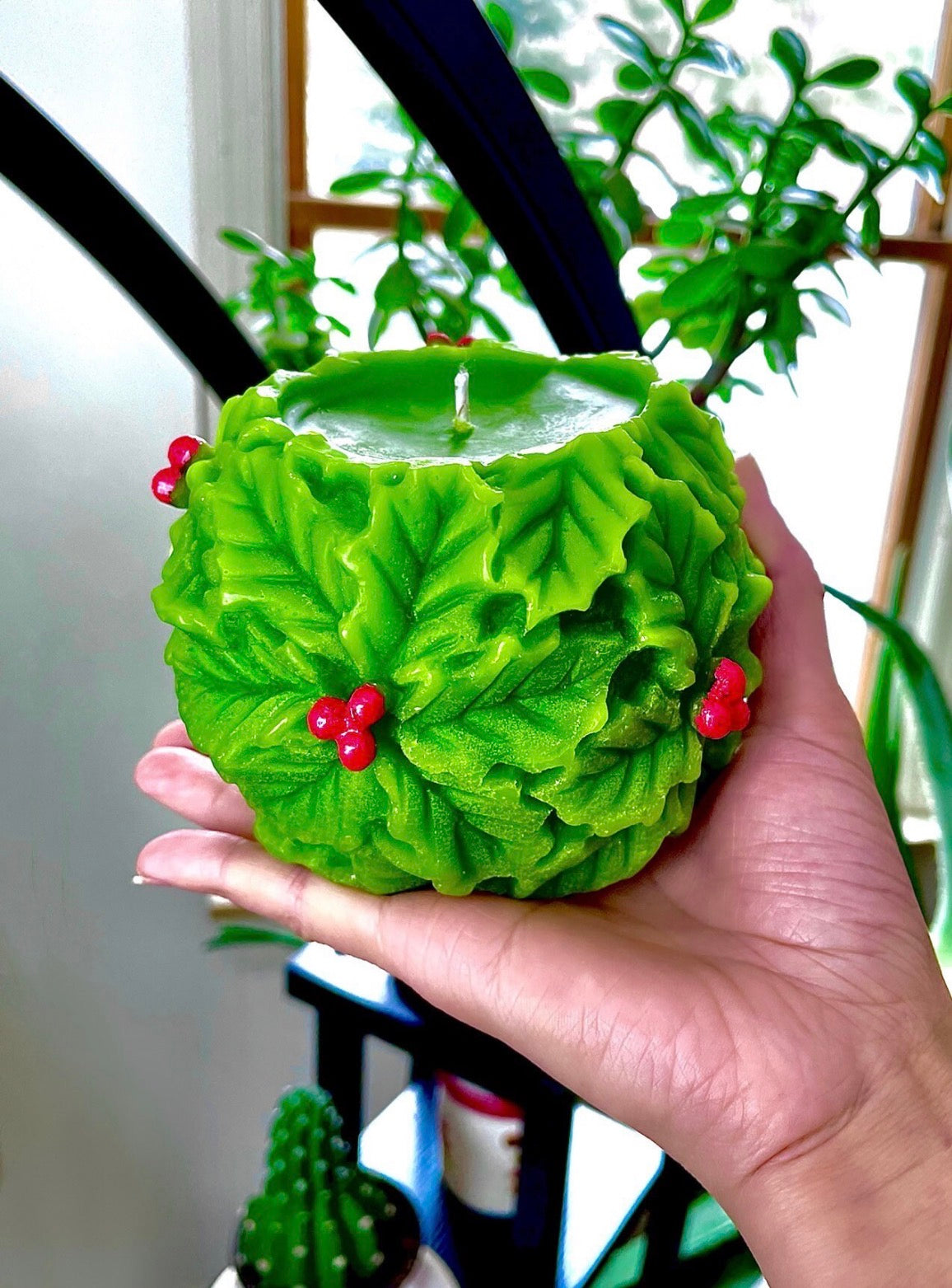 3D Holly berry ball mold