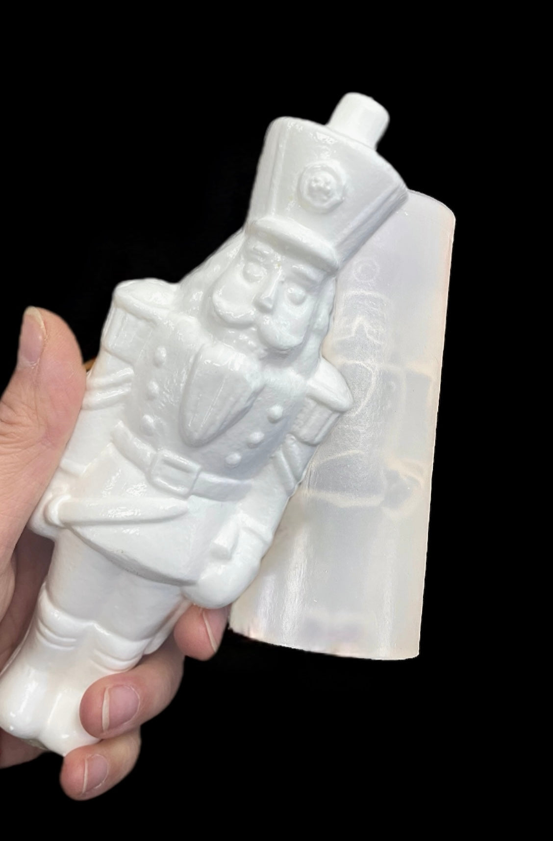 6” 3D nutcracker mold for candle soap resin ornament