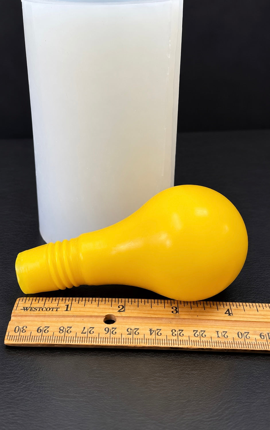 3D silicone light bulb mold
