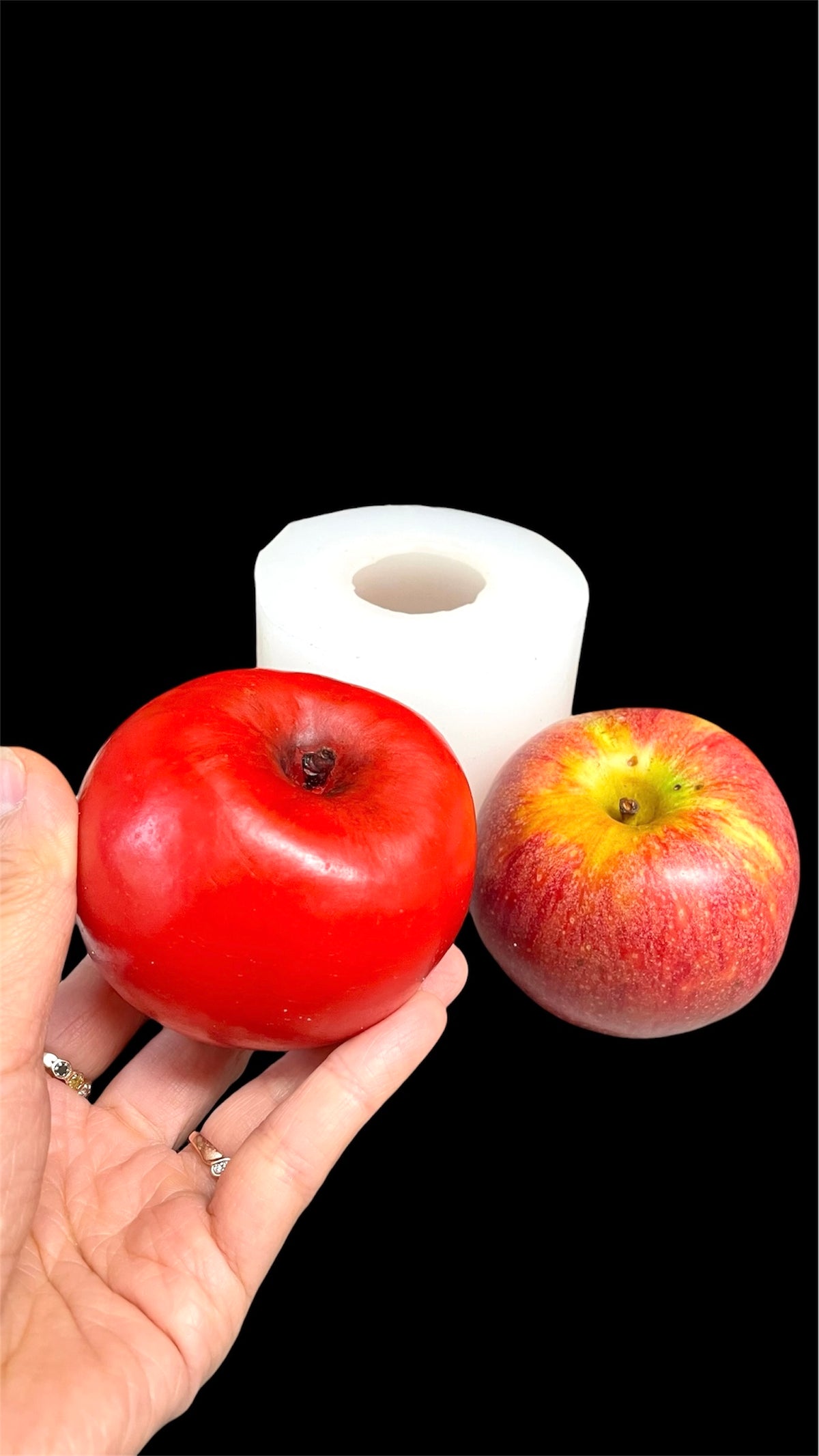 3D silicone apple mold