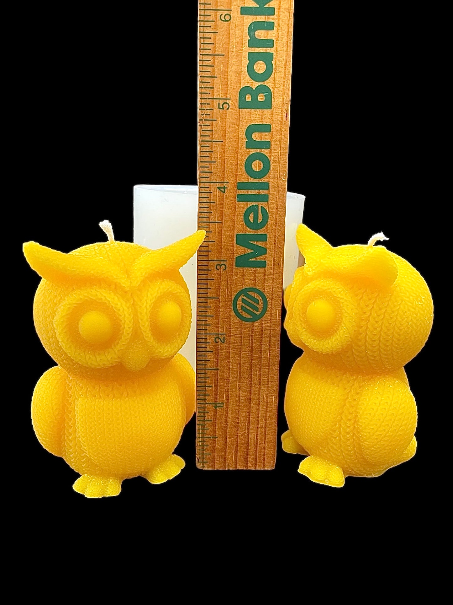 3D silicone mold - crocheted owl 3.25”