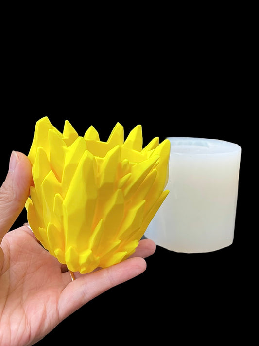 3D silicone Crystal container mold