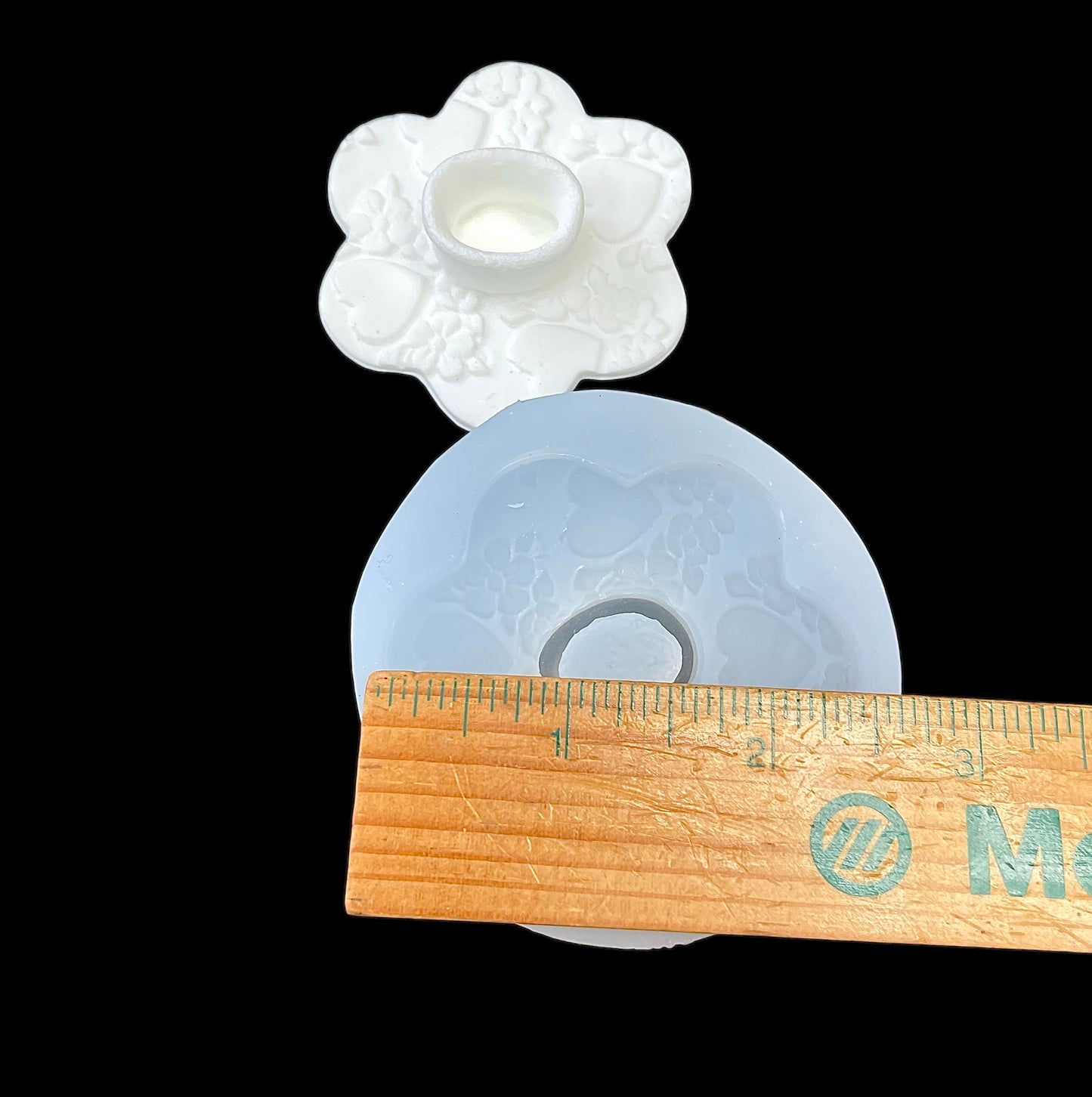 Silicone Hive frame candle mold - honeycomb honeybee candle mold - set of 2 - flat candle mold