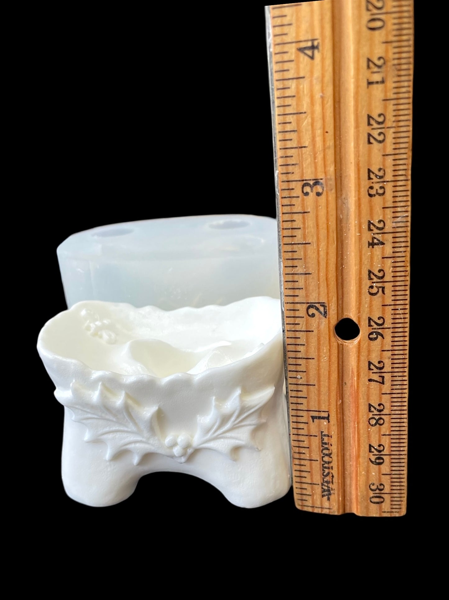 Silicone candle holder mold