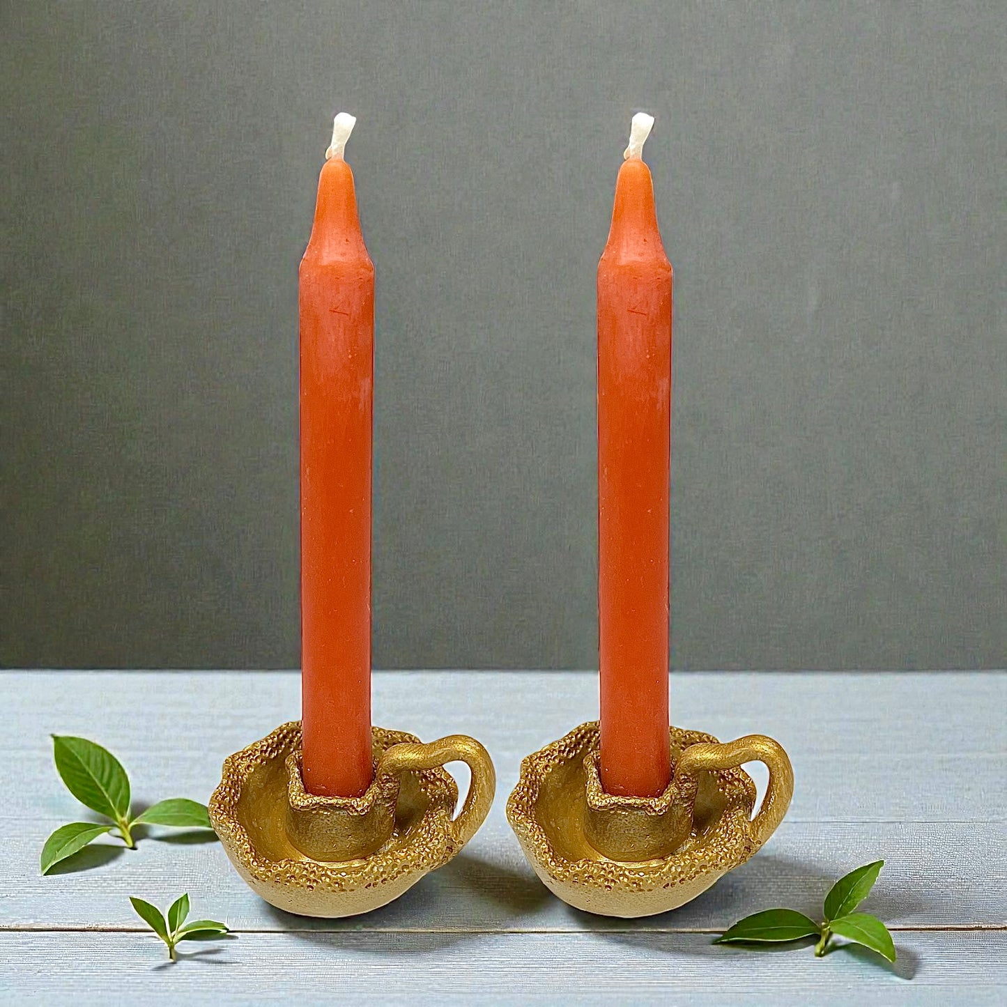 Silicone mold for 0.5” small taper candle holder