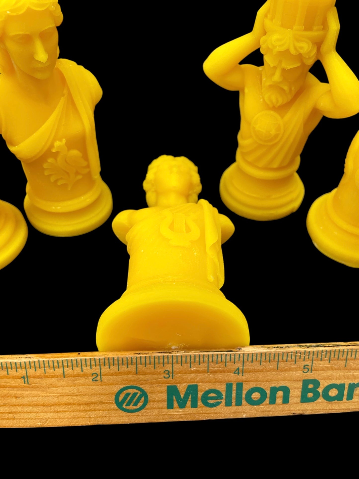 Beeswax chess candle set