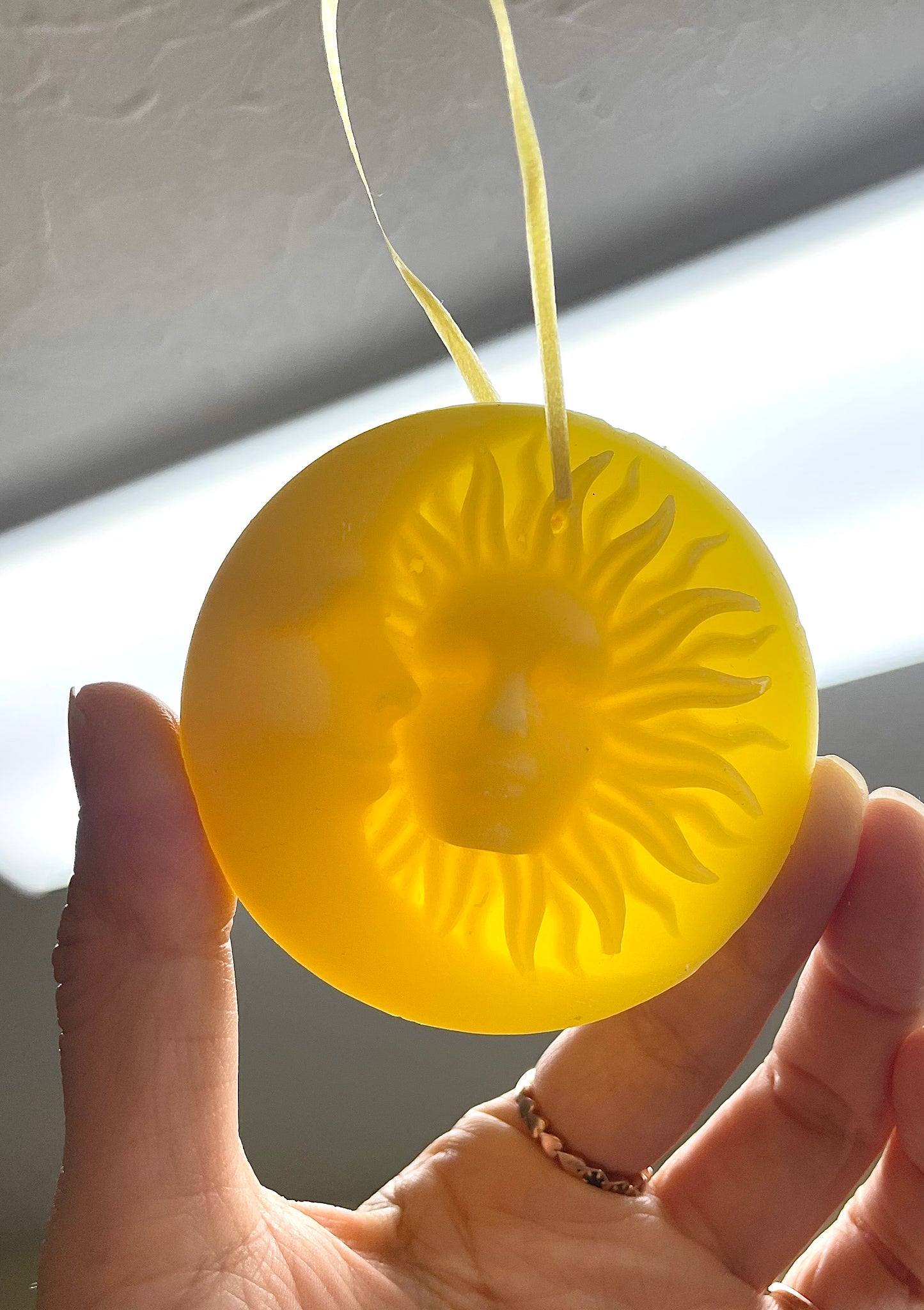 Silicone sun and moon soap mold 2.75”